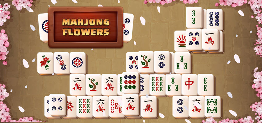 Mahjong Flowers Images